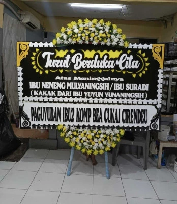 Papan Bunga di Mojorejo Karangmalang